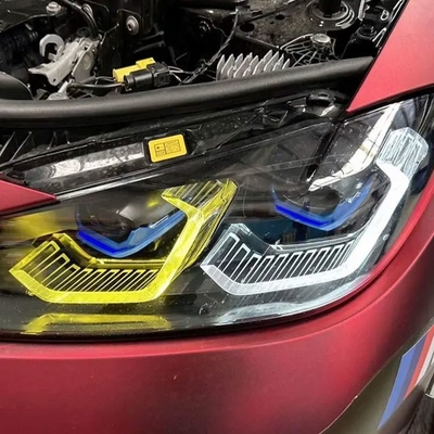 OE nr. Auto auto accessoires Voor BMW CSL DRL M3 M4 G80 G82 Dagloop licht Citroen geel