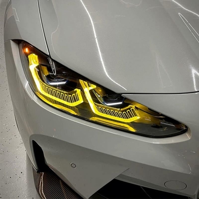 OE nr. Auto auto accessoires Voor BMW CSL DRL M3 M4 G80 G82 Dagloop licht Citroen geel