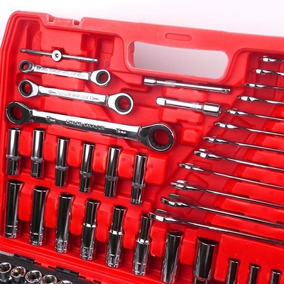 151pcs professionele handgereedschapskist Socket Ratchet Wrench Set voor auto reparatie