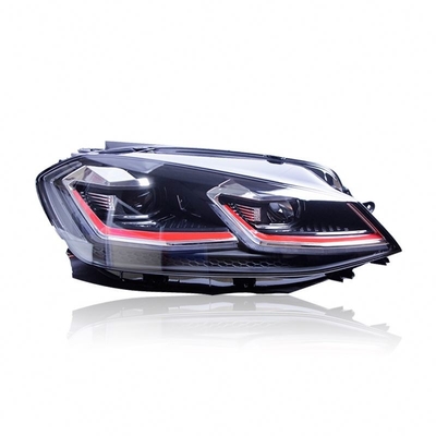 VW Golf 7 Mk7 2013-2020 Full LED koplamp Rode streep Dynamische complete lamp assemblage