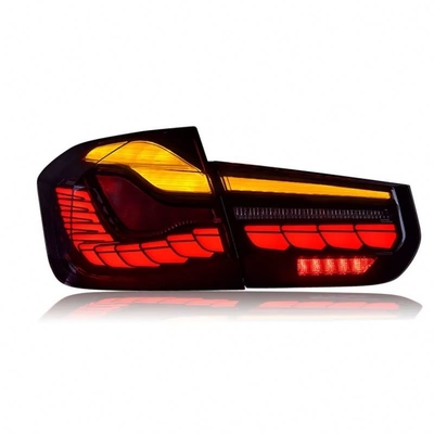 Dragon Scale Look LED Streamer Achterlicht Gemodificeerd gemaakt voor BMW 3-serie F30 F35 13-15