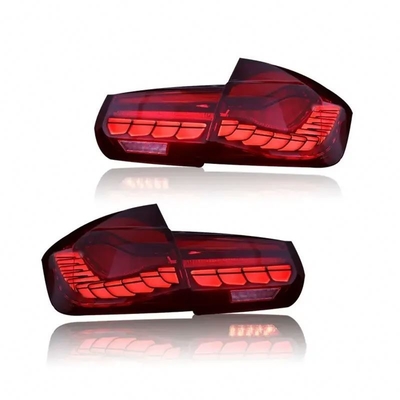 Dragon Scale Look LED Streamer Achterlicht Gemodificeerd gemaakt voor BMW 3-serie F30 F35 13-15