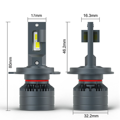 105W H4 H7 9005 9006 CSP LED koplampen 18V H1 H4 H11 20000Lm voor auto vervanging