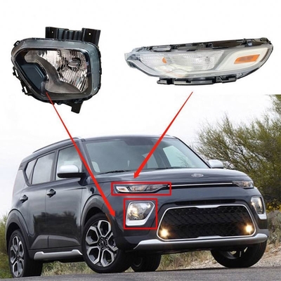 Voorste bumper auto koplamp Led mistlamp stof baai voor 2020- Kia Soul gemakkelijk te installeren