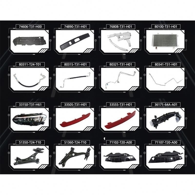 Auto Make For Honda Civic FE 2020 2021 2022 2023 Professionele auto motor onderdeel