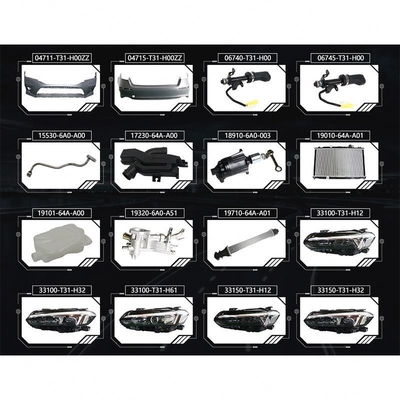 Aluminium autoonderdelen Accessoires voor Honda Civic 2020 2021 2022 2023 Doel Reparatie