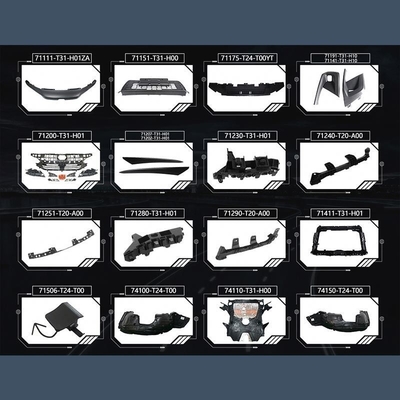 Aluminium autoonderdelen Accessoires voor Honda Civic 2020 2021 2022 2023 Doel Reparatie