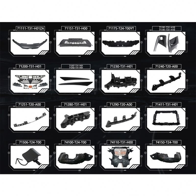 Aluminium autoonderdelen Accessoires voor Honda Civic 2020 2021 2022 2023 Doel Reparatie