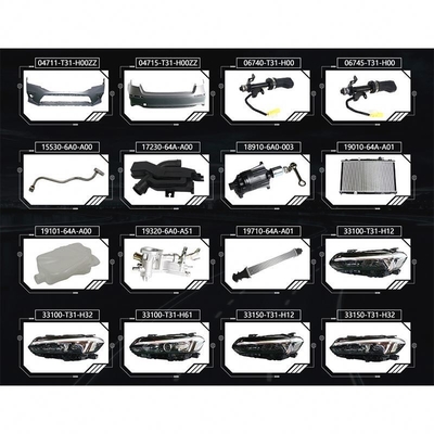 Auto-carrosserie-kits voor Honda Civic Fe 2020 2021 2022 2023 Direct vervangen/repareren