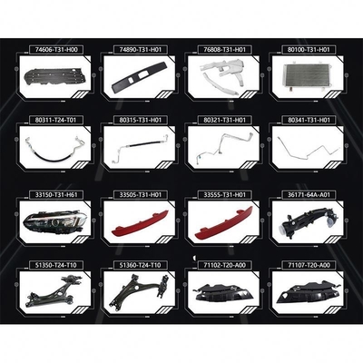 Auto-carrosserie-kits voor Honda Civic Fe 2020 2021 2022 2023 Direct vervangen/repareren