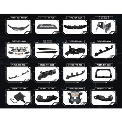 Auto-carrosserie-kits voor Honda Civic Fe 2020 2021 2022 2023 Direct vervangen/repareren