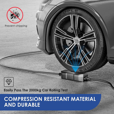 Type 1 draagbare EV-oplader voor snel AC 6A tot en met 16A elektrische auto-accu-oplaadstation