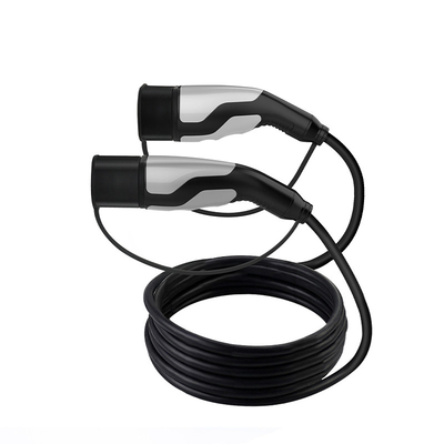 Draagbare laadkabel voor elektrische voertuigen type 2 LEC 62196-2 Type Plug Connector Zwart