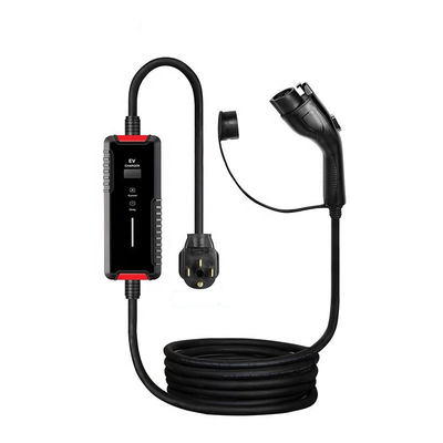 Draagbare EV-oplader Wallbox Vaste laadstation niveau 2 voor SAE J1772 type 1 Interface