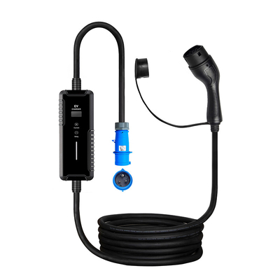 Draagbare EV-oplader Wallbox Vaste laadstation niveau 2 voor SAE J1772 type 1 Interface