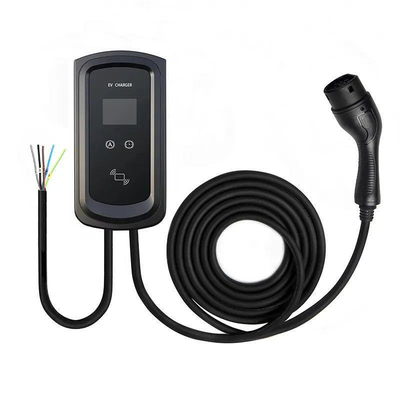 5M Type 2 TPU Jacket elektrische auto EV-oplader met LED-scherm en Type2 interface standaard