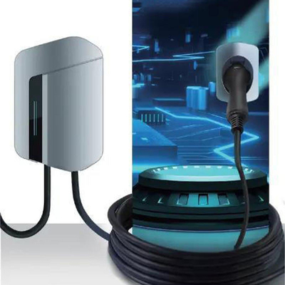 AC-uitgangsstroom 22Kw Type2 Sneloplaadstation Wallbox Oplaadstation IP55 Kabel