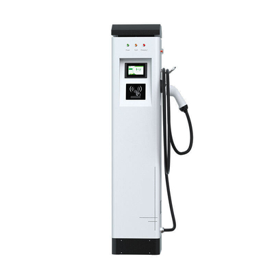 Type 1/Type 2 Interface Standard 22Kw Ev-oplader met vloerstand en POS-betaling