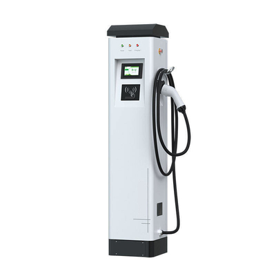 Type 1/Type 2 Interface Standard 22Kw Ev-oplader met vloerstand en POS-betaling