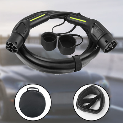 Publieke elektrische laadkabel 16A 3-fase 22Kw type 2 Ev opladen met IEC 62196 aansluiting