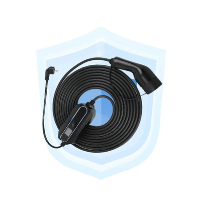 GBT Optioneel 32A enkelfasig 7W 10-32 Amps Verstelbare stroom Type 2 Draagbare EV-oplader met Ce