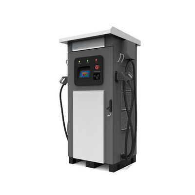 DC-uitgangsstroom snelle EV-oplader met CCS-interface standaard en advertentie-display