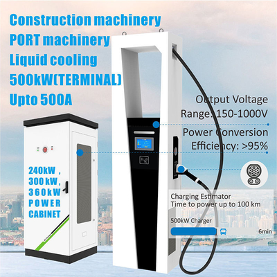 360 kW/600 kW Split Type Ev Ultra-Fast Charging Station met CCS2 Interface Standard