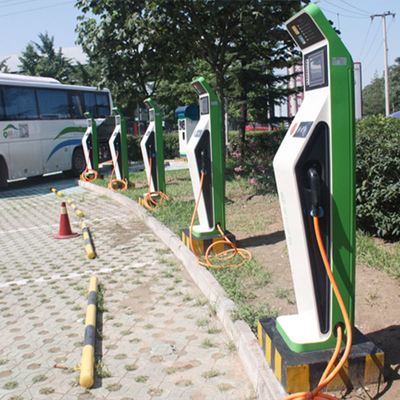 60 kW 120 kW vloer gemonteerd elektrisch voertuig oplaadstations met 7 inch LCD-scherm