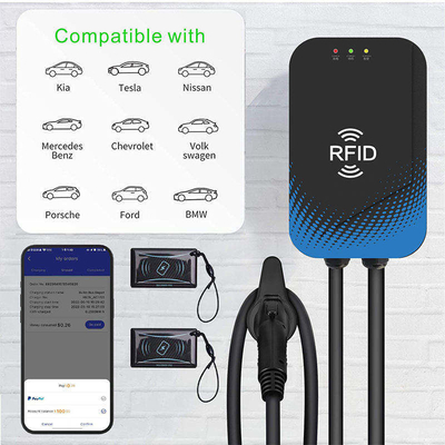 7 kW Smart Car Charging Equipment Elektrisch voertuig Fast Ac Ev Charger Station en Top-